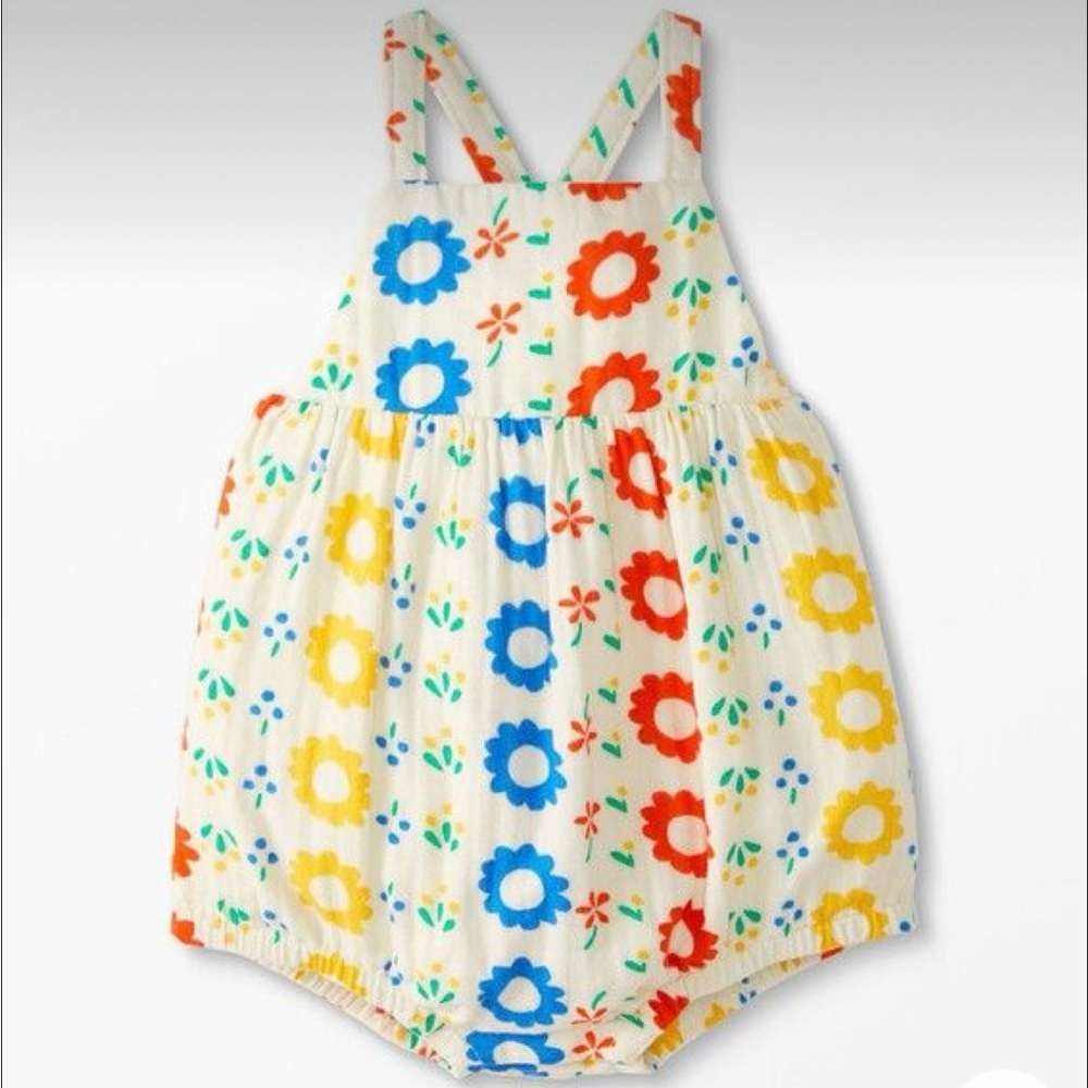 Hanna Andersson Daisy Chain Bubble Romper